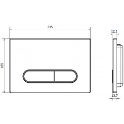 Mexen Fenix 11 clapeta , negru mat  - 601103