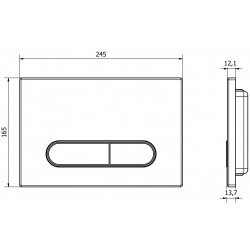 Mexen Fenix 11 clapeta , negru mat  - 601103