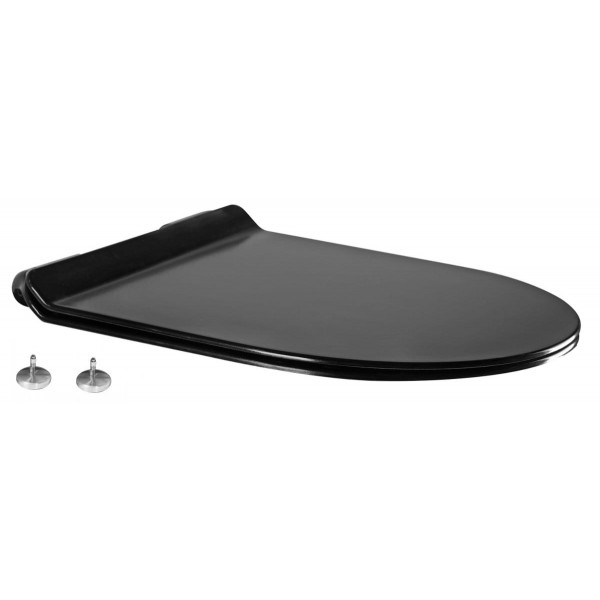 Mexen  Wc capac soft close  slim, duroplast, negru  - 39010185