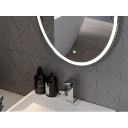 Mexen Elz  Oglinda de baie iluminata 60 x 80 cm, LED 6000K, cu dezaburire-9802-060-080-611-00 Led Oglinzi Baie 467680 Mexen