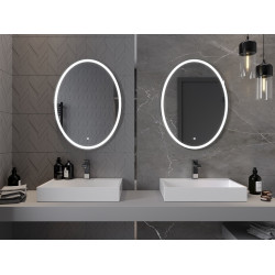 Mexen Elz  Oglinda de baie iluminata 60 x 80 cm, LED 6000K, cu dezaburire-9802-060-080-611-00