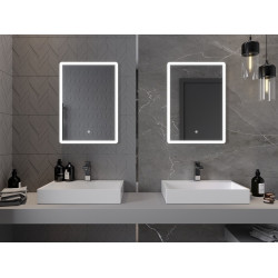 Mexen Navia  Oglinda de baie iluminata 50 x 70 cm, LED 6000K, cu dezaburire-9803-050-070-611-00
