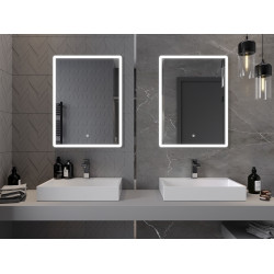 Mexen Navia  Oglinda de baie iluminata 60 x 80 cm, LED 6000K, cu dezaburire-9803-060-080-611-00