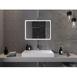 Mexen Navia  Oglinda de baie iluminata 80 x 60 cm, LED 6000K, cu dezaburire-9803-080-060-611-00