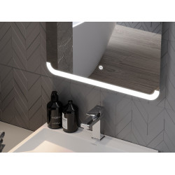 Mexen Nida  Oglinda de baie iluminata 80 x 60 cm, LED 6000K, cu dezaburire-9806-080-060-611-00