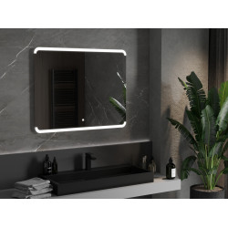Mexen Nida  Oglinda de baie iluminata 100 x 80 cm, LED 6000K, cu dezaburire-9806-100-080-611-00