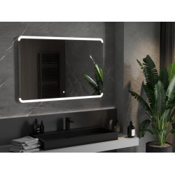 Mexen Nida  Oglinda de baie iluminata 120 x 80 cm, LED 6000K, cu dezaburire-9806-120-080-611-00