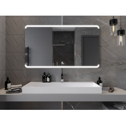 Mexen Nida  Oglinda de baie iluminata 140 x 80 cm, LED 6000K, cu dezaburire-9806-140-080-611-00