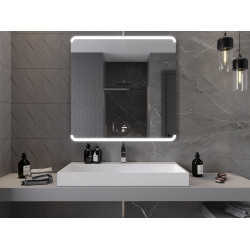 Mexen Nida  Oglinda de baie iluminata 100 x 100 cm, LED 6000K, cu dezaburire-9806-100-100-611-00