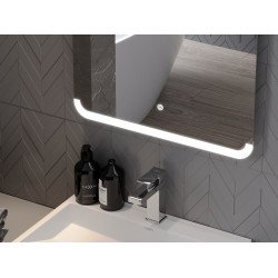 Mexen Nida  Oglinda de baie iluminata 100 x 100 cm, LED 6000K, cu dezaburire-9806-100-100-611-00