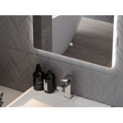 Mexen Sun  Oglinda de baie iluminata 50 x 70 cm, LED 6000K, cu dezaburire-9807-050-070-611-00