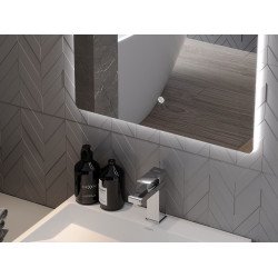 Mexen Sun  Oglinda de baie iluminata 100 x 80 cm, LED 6000K, cu dezaburire-9807-100-080-611-00