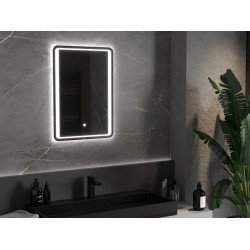 Mexen Zusa  Oglinda de baie iluminata 50 x 70 cm, LED 6000K, cu dezaburire-9808-050-070-611-00