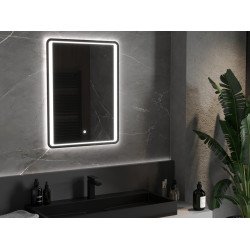 Mexen Zusa  Oglinda de baie iluminata 60 x 80 cm, LED 6000K, cu dezaburire-9808-060-080-611-00