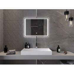 Mexen Zusa  Oglinda de baie iluminata 80 x 60 cm, LED 6000K, cu dezaburire-9808-080-060-611-00