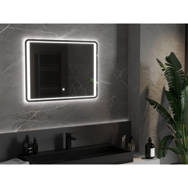 Mexen Zusa  Oglinda de baie iluminata 100 x 80 cm, LED 6000K, cu dezaburire-9808-100-080-611-00