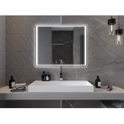 Mexen Zusa  Oglinda de baie iluminata 100 x 80 cm, LED 6000K, cu dezaburire-9808-100-080-611-00