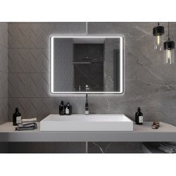 Mexen Zusa  Oglinda de baie iluminata 100 x 80 cm, LED 6000K, cu dezaburire-9808-100-080-611-00