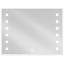 Mexen Ner  Oglinda de baie iluminata 80 x 60 cm, LED 6000K, cu dezaburire-9809-080-060-611-00