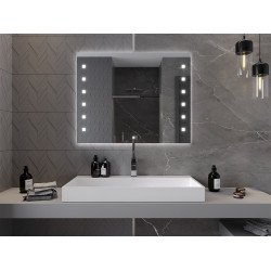 Mexen Ner  Oglinda de baie iluminata 100 x 80 cm, LED 6000K, cu dezaburire-9809-100-080-611-00