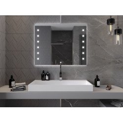 Mexen Ner  Oglinda de baie iluminata 100 x 80 cm, LED 6000K, cu dezaburire-9809-100-080-611-00