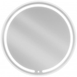 Mexen Rose  Oglinda de baie iluminata, rotunda 90 cm, LED 6000K, cu dezaburire-9810-090-090-611-00