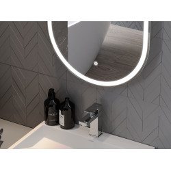 Mexen Bono  Oglinda de baie iluminata 45 x 120 cm, LED 6000K, cu dezaburire-9816-045-120-611-00