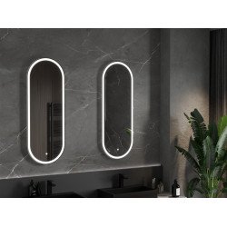 Mexen Bono  Oglinda de baie iluminata 45 x 120 cm, LED 6000K, cu dezaburire-9816-045-120-611-00 Led Oglinzi Baie 467680 Mexen