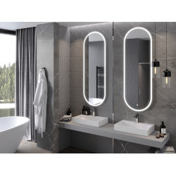 Mexen Bono  Oglinda de baie iluminata 55 x 155 cm, LED 6000K, cu dezaburire-9816-055-155-611-00