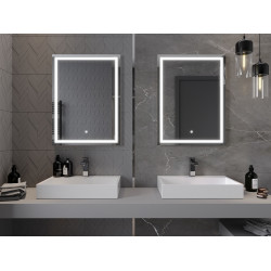 Mexen Miko  Oglinda de baie iluminata 60 x 80 cm, LED 6000K, cu dezaburire-9819-060-080-611-00