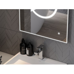 Mexen Koga  Oglinda de baie iluminata 50 x 70 cm, LED 6000K, cu dezaburire-9821-050-070-611-00