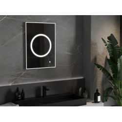 Mexen Koga  Oglinda de baie iluminata 50 x 70 cm, LED 6000K, cu dezaburire-9821-050-070-611-00 Led Oglinzi Baie 467680 Mexen