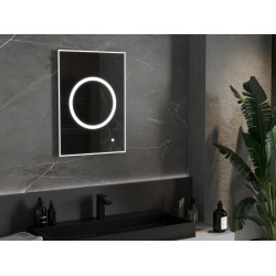 Mexen Koga  Oglinda de baie iluminata 50 x 70 cm, LED 6000K, cu dezaburire-9821-050-070-611-00
