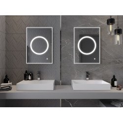 Mexen Koga  Oglinda de baie iluminata 50 x 70 cm, LED 6000K, cu dezaburire-9821-050-070-611-00