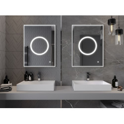 Mexen Koga  Oglinda de baie iluminata 60 x 80 cm, LED 6000K, cu dezaburire-9821-060-080-611-00