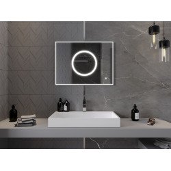 Mexen Koga  Oglinda de baie iluminata 80 x 60 cm, LED 6000K, cu dezaburire-9821-080-060-611-00