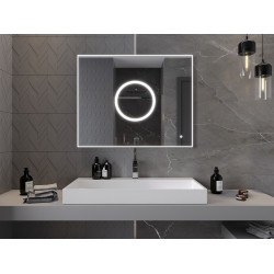 Mexen Koga  Oglinda de baie iluminata 100 x 80 cm, LED 6000K, cu dezaburire-9821-100-080-611-00