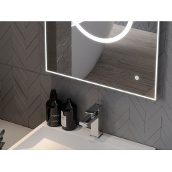 Mexen Koga  Oglinda de baie iluminata 100 x 80 cm, LED 6000K, cu dezaburire-9821-100-080-611-00