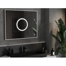 Mexen Koga  Oglinda de baie iluminata 100 x 80 cm, LED 6000K, cu dezaburire-9821-100-080-611-00