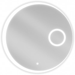 Mexen Ella  Oglinda de baie iluminata  cu cosmetica option, rotunda 70 cm, LED 6000K, cu dezaburire-9811-070-070-611-00