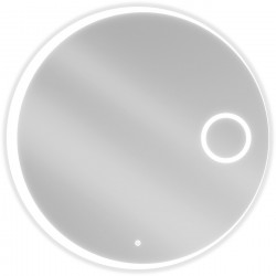 Mexen Ella  Oglinda de baie iluminata  cu cosmetica option, rotunda 90 cm, LED 6000K, cu dezaburire-9811-090-090-611-00