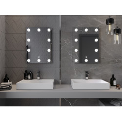 Mexen Dona  Oglinda de baie iluminata 50 x 70 cm, LED 6000K, cu dezaburire-9818-050-070-611-00