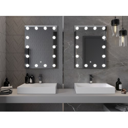 Mexen Dona  Oglinda de baie iluminata 60 x 80 cm, LED 6000K, cu dezaburire-9818-060-080-611-00