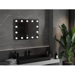 Mexen Dona  Oglinda de baie iluminata 80 x 60 cm, LED 6000K, cu dezaburire-9818-080-060-611-00