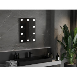 Mexen Dona  Oglinda de baie iluminata 100 x 80 cm, LED 6000K, cu dezaburire-9818-100-080-611-00 Led Oglinzi Baie 467680 Mexen