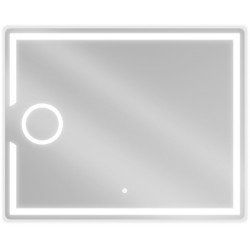 Mexen Onyx  Oglinda de baie iluminata  cu cosmetica option 100 x 80 cm, LED 6000K, cu dezaburire-9813-100-080-611-00