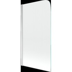Mexen Felix  Paravan de cada  cu 1 aripa 70 x 140 cm, transparent, chrom - 890-070-001-01-00