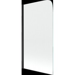 Mexen Felix  Paravan de cada  cu 1 aripa 70 x 140 cm, transparent,  negru - 890-070-001-70-00