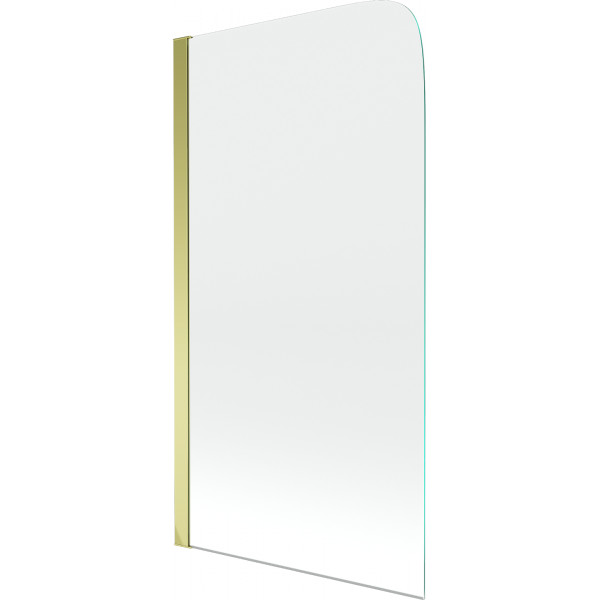 Mexen Felix  Paravan de cada  cu 1 aripa 70 x 140 cm, transparent, auriu - 890-070-001-50-00