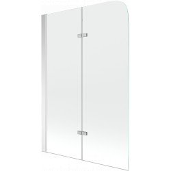 Mexen Felix  Paravan de cada  cu 2 aripi 80 x 140 cm, transparent, chrom - 890-080-002-01-00 Paravan Cada 467657 Mexen